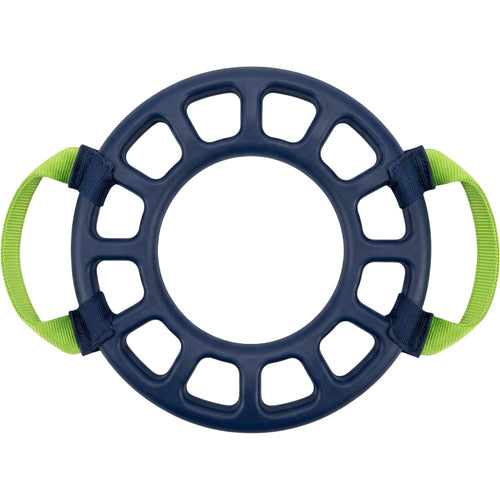 Jmyvp Lattice TPR Tug Ring with Two Webbing Handles Navy Lime - Product view